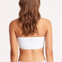 Seafolly Ladies Essentials Tube Top - White -Seafolly shop 31034 640 White 5