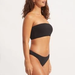 Seafolly Ladies Sea Dive Tube Top -Seafolly shop 31034 861 Black 11