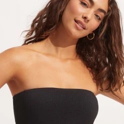 Seafolly Ladies Sea Dive Tube Top -Seafolly shop 31034 861 Black 13