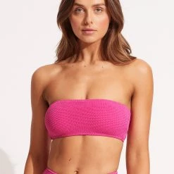 Seafolly Ladies Sea Dive Tube Top -Seafolly shop 31034 861 FuchsiaRos 2