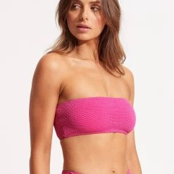 Seafolly Ladies Sea Dive Tube Top -Seafolly shop 31034 861 FuchsiaRos 3