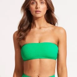 Seafolly Ladies Sea Dive Tube Top - Jade