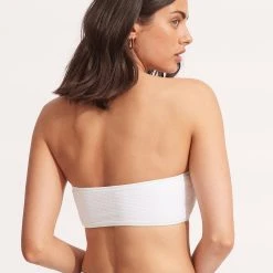 Seafolly Ladies Sea Dive Tube Top -Seafolly shop 31034 861 White 4