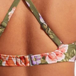 Seafolly Ladies Paradise Garden F Cup Halter Bra - Avocado -Seafolly shop 31160F 960 Avocado 5