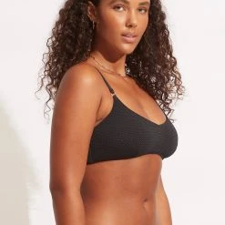 Seafolly Ladies Sea Dive Bralette -Seafolly shop 31173 861 Black 8