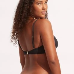 Seafolly Ladies Sea Dive Bralette -Seafolly shop 31173 861 Black 9