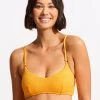 Seafolly Ladies Sea Dive Bralette - Rockmelon