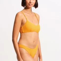 Seafolly Ladies Sea Dive Bralette - Rockmelon -Seafolly shop 31173 861 Rockmelon 5