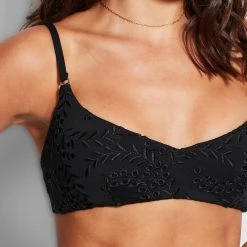 Seafolly Ladies Costa Bella Bralette - Black 12 Seafolly Ladies Costa Bella Bralette - Black -Seafolly shop 31173 922 Black 5