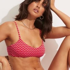 Seafolly Ladies Sienna Bralette - Chilli Red