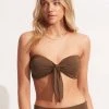 Seafolly Ladies Seafolly Collective Twist Tie Front Bandeau 1 Seafolly Ladies Seafolly Collective Twist Tie Front Bandeau -Seafolly shop 31187 942 Tiramisu 1