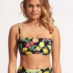 Seafolly Ladies Lemoncello DD Tank Bra - Black -Seafolly shop 31206DD945 Black 2