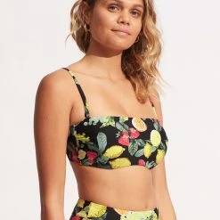 Seafolly Ladies Lemoncello DD Tank Bra - Black -Seafolly shop 31206DD945 Black 3