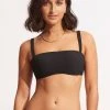 Seafolly Ladies Willow Tank Bra- Black