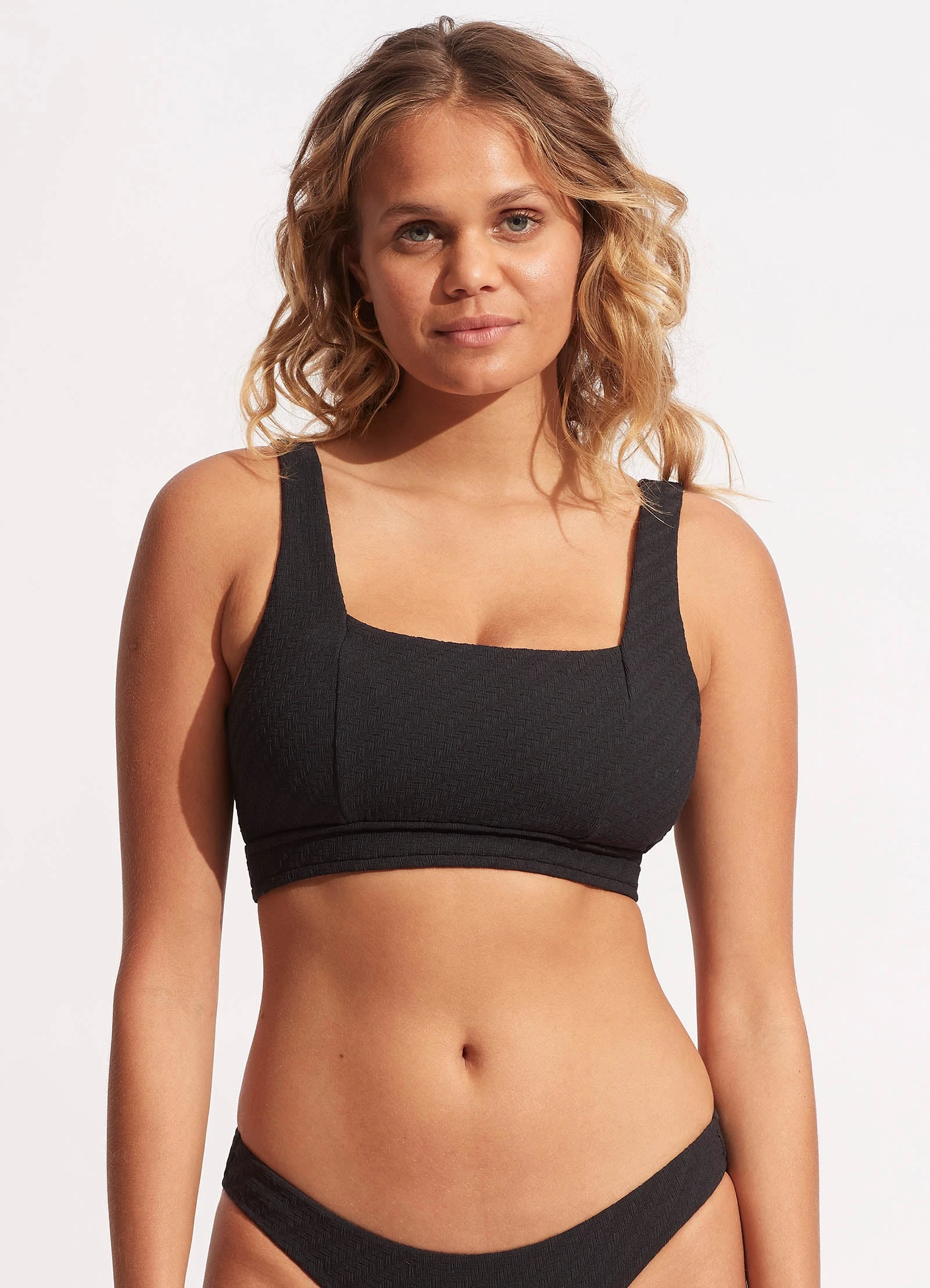 Seafolly Ladies Willow D Cup Tank Bra - Black 4 Seafolly Ladies Willow D Cup Tank Bra - Black - Image 2