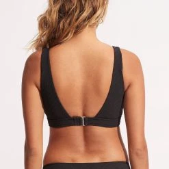 Seafolly Ladies Willow D Cup Tank Bra - Black 11 Seafolly Ladies Willow D Cup Tank Bra - Black -Seafolly shop 31253D 924 Black 4