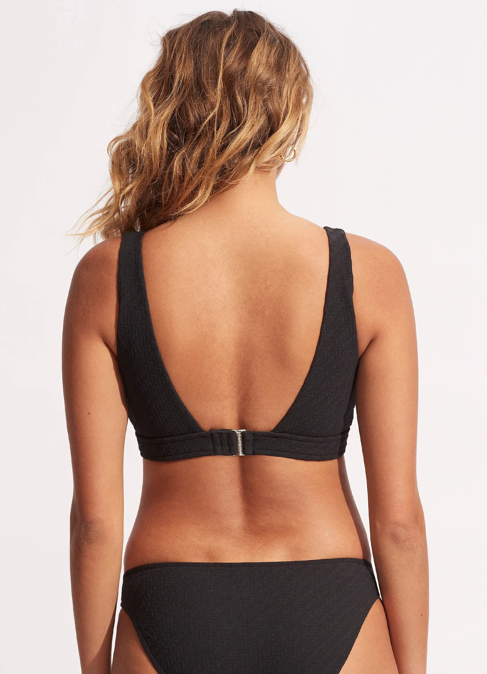 Seafolly Ladies Willow D Cup Tank Bra - Black 6 Seafolly Ladies Willow D Cup Tank Bra - Black - Image 4
