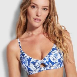 Seafolly Ladies Modern Marina Bralette - Marina Blue -Seafolly shop 31260 892 MarinaBlu 20 4