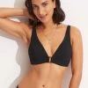 Seafolly Ladies Willow Longline Tri - Black 2 Seafolly Ladies Willow Longline Tri - Black -Seafolly shop 31268 924 Black 1