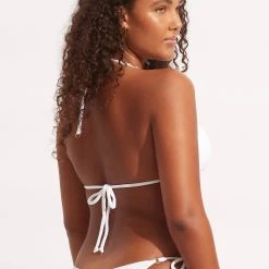 Seafolly Ladies Sea Dive Slide Tri -Seafolly shop 31298 861 White 9