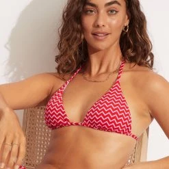 Seafolly Ladies Sienna Slide Tri - Chilli Red -Seafolly shop 31298 976 Chilli 20Red 2