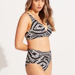 Seafolly Ladies Zanzibar DD Fixed Tri Bra - Black -Seafolly shop 31306DD049 Black 5