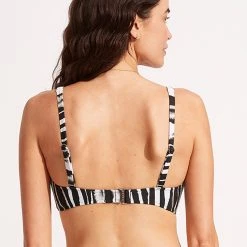 Seafolly Ladies Zahara DD Fixed Tri Bra - Black -Seafolly shop 31306DD953 Black 5