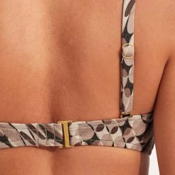 Seafolly Ladies Poolside DD Fixed Tri Bra - Sepia -Seafolly shop 31306DD954 Sepia 4