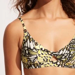 Seafolly Ladies Take Flight Twist Front Bralette - Wild Lime 11 Seafolly Ladies Take Flight Twist Front Bralette - Wild Lime -Seafolly shop 31337 914 Wild 20Lime 7