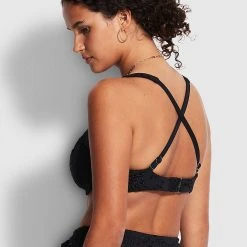 Seafolly Ladies Costa Bella DD Underwire Bra - Black -Seafolly shop 31341DD922 Black 4