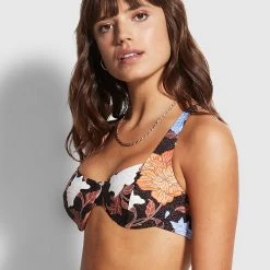 Seafolly Ladies Boheme U/Wire Bra - Black -Seafolly shop 31345 918 Black 3