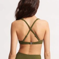 Seafolly Ladies Willow Underwire Bra - Avocado -Seafolly shop 31345 924 Avocado 4