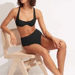 Seafolly Ladies Willow Underwire Bra - Black