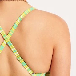 Seafolly Ladies Mod Squad DD Scoop Neck Halter - Lime Burst -Seafolly shop 31368DD050 Lime 20Burst 7