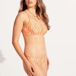 Seafolly Ladies Mod Squad DD Scoop Neck Halter - Mandarin 9 Seafolly Ladies Mod Squad DD Scoop Neck Halter - Mandarin -Seafolly shop 31368DD050 Mandarin 5