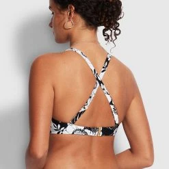 Seafolly Ladies Summer Of Love DD Scoop Neck Halter Top - Black -Seafolly shop 31368DD928 Black 4