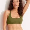 Seafolly Ladies Seafolly Collective DD Scoop Neck Halter Top - Avocado -Seafolly shop 31368DD942 Avocado 1