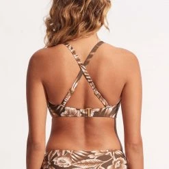 Seafolly Ladies Island In The Sun DD Scoop Neck Halter - Tiramisu 10 Seafolly Ladies Island In The Sun DD Scoop Neck Halter - Tiramisu -Seafolly shop 31368DD946 Tiramisu 4