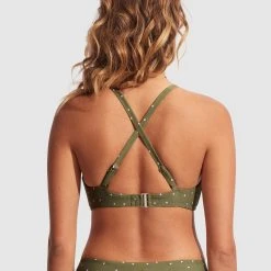 Seafolly Ladies Paradise Garden DD Scoop Neck Halter - Avocado Spot 10 Seafolly Ladies Paradise Garden DD Scoop Neck Halter - Avocado Spot -Seafolly shop 31368DD960 Avocadspot 4