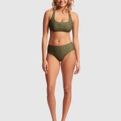 Seafolly Ladies Paradise Garden DD Scoop Neck Halter - Avocado Spot 11 Seafolly Ladies Paradise Garden DD Scoop Neck Halter - Avocado Spot -Seafolly shop 31368DD960 Avocadspot 6