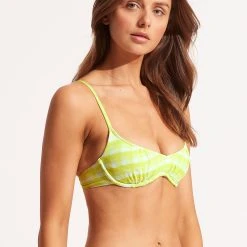 Seafolly Ladies Portofino Sweetheart U/wire Bra - Wild Lime -Seafolly shop 31370 939 Wild 20Lime 3