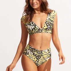 Seafolly Ladies Take Flight Cap Sleeve Top - Wild Lime 10 Seafolly Ladies Take Flight Cap Sleeve Top - Wild Lime -Seafolly shop 31376 914 Wild 20Lime 4