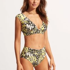 Seafolly Ladies Take Flight Cap Sleeve Top - Wild Lime 11 Seafolly Ladies Take Flight Cap Sleeve Top - Wild Lime -Seafolly shop 31376 914 Wild 20Lime 5