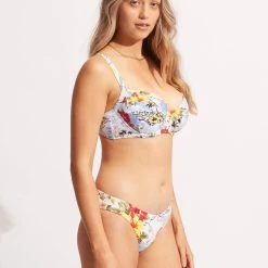 Seafolly Ladies Coast To Coast DD Cup Underwire Bra - Powder Blue -Seafolly shop 31383DD913 PowderBlue 5