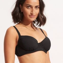 Seafolly Ladies Seafolly Collective DD Cup Underwire Bra - Black -Seafolly shop 31383DD942 Black 4