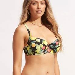 Seafolly Ladies Lemoncello DD Cup Underwire Bra - Black -Seafolly shop 31383DD945 Black 3