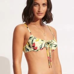 Seafolly Ladies Lemoncello Underwire Bra - Lemoncello -Seafolly shop 31387 945 Lemoncello 3