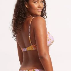 Seafolly Ladies Paradise Garden Underwire Bra - Lilac -Seafolly shop 31387 960 Lilac 6