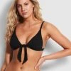 Seafolly Ladies Riviera Fixed TriTop - Black 2 Seafolly Ladies Riviera Fixed TriTop - Black -Seafolly shop 31388 929 Black 1