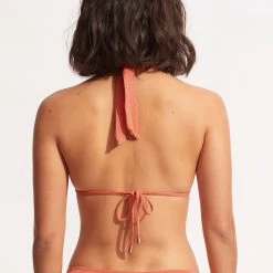 Seafolly Ladies Poolside Slide Tri - Pink Chintz -Seafolly shop 31401 959 PinkChintz 4